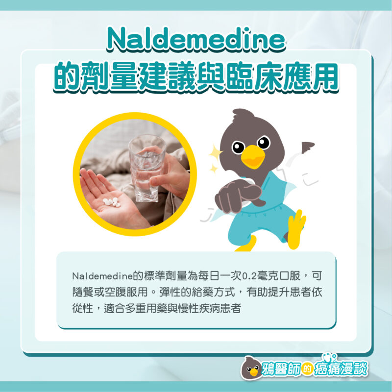 Naldemedine實證醫學(PAMORA) Naldemedine 劑量